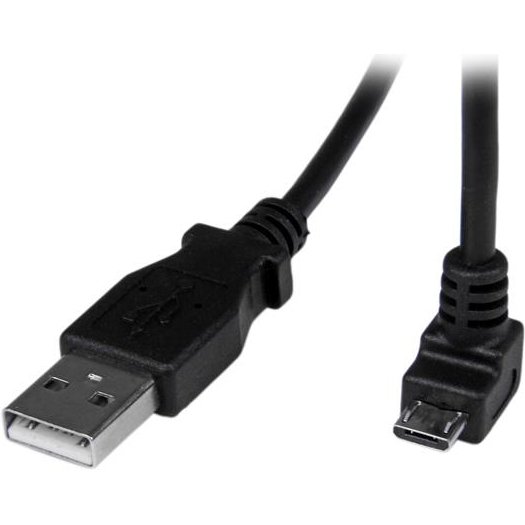 StarTech.com Câble Micro USB 2 m - A vers Micro B coudé 90° vers le bas