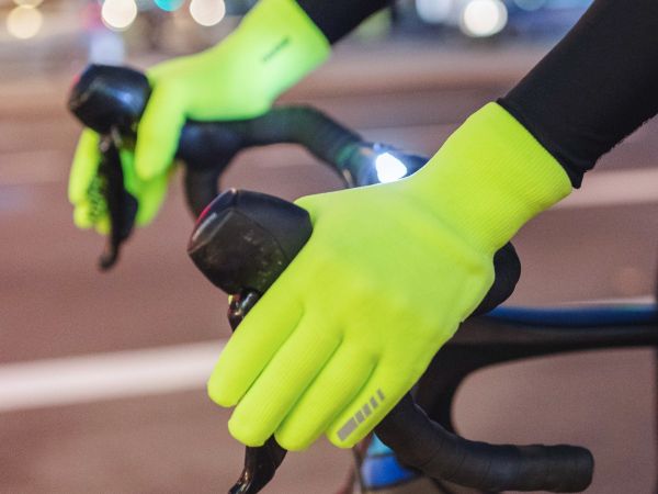 GripGrab Vandtætte Strikkede Termohandsker, Hi-Vis