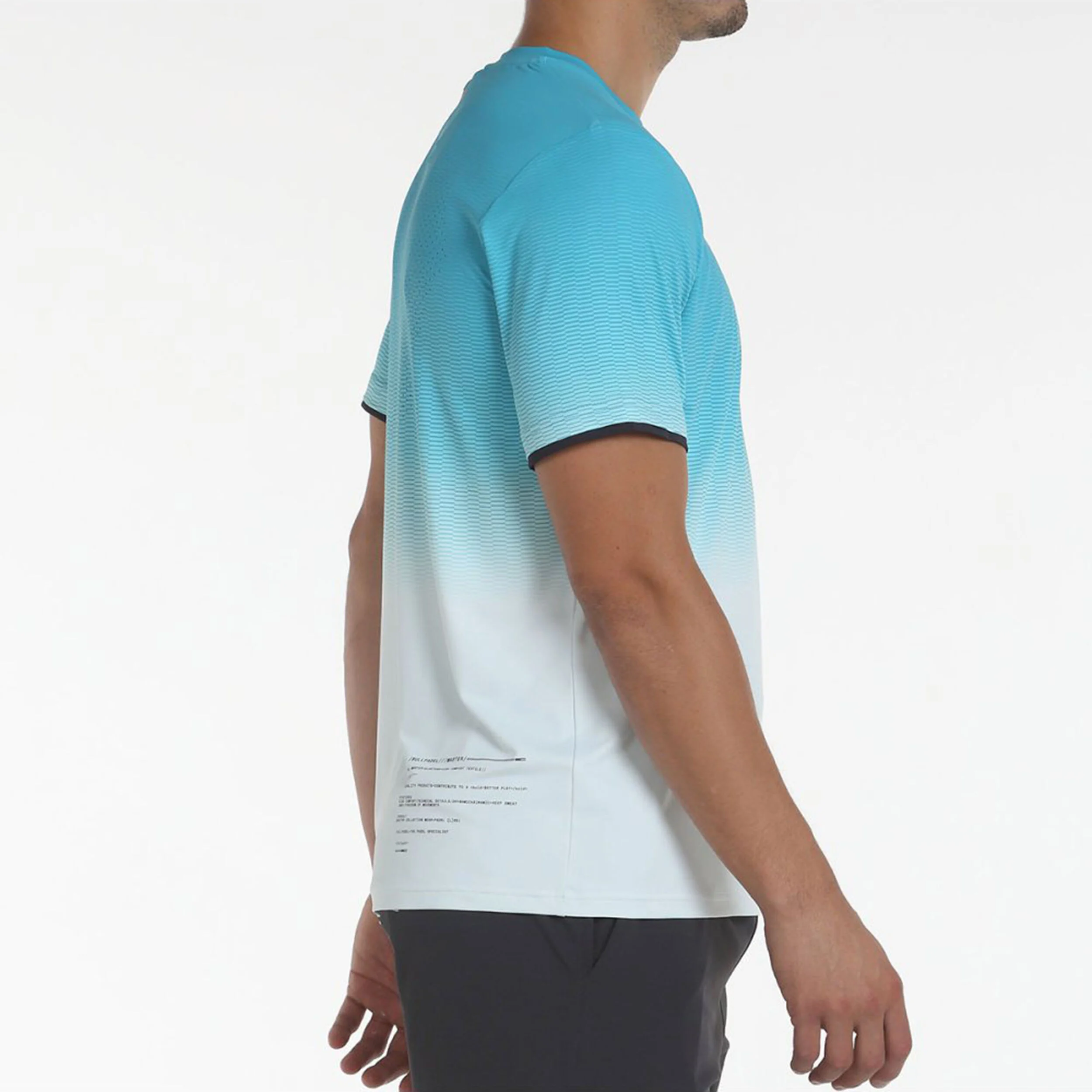 Bullpadel Merga T-shirt Hommes - Turquoise , Blanc