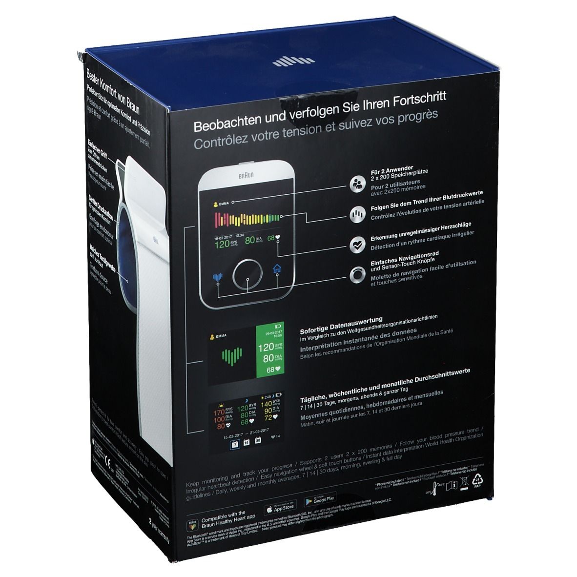 Braun ActivScan 9 Oberarm-Blutdruckmessgerät
