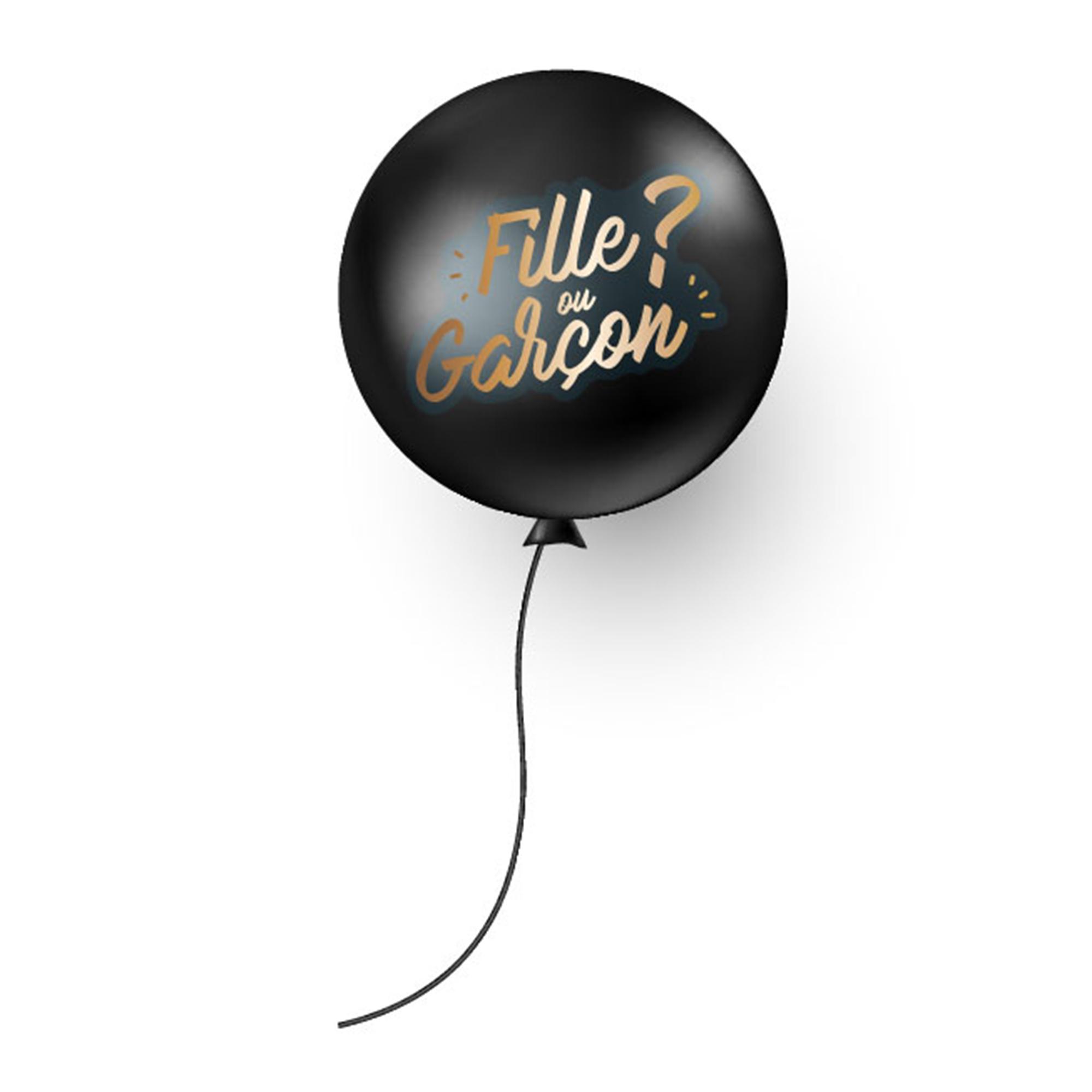 BALLON CONFETTIS BABY SHOWER