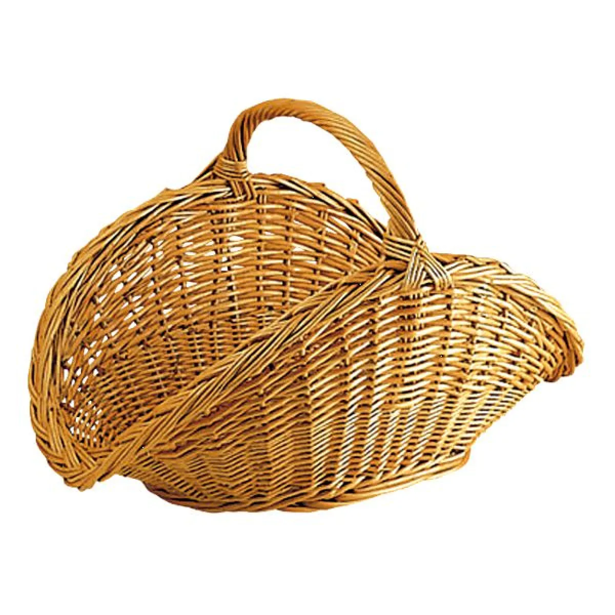 Aubry Gaspard Panier à Bûches Osier Buff Oval