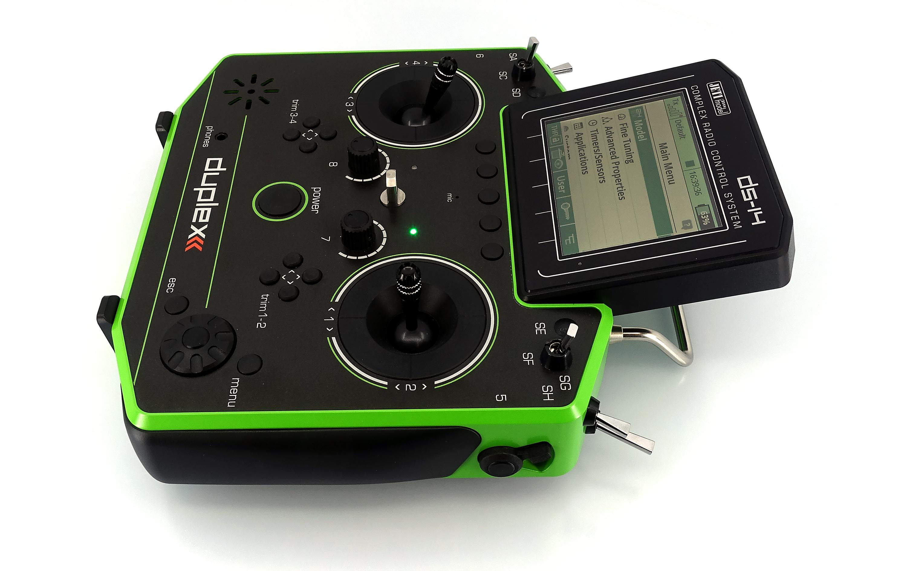 Fernsteuerung DS-14 II Multimode Grün<br>10-Kanal Jeti Duplex Handsender