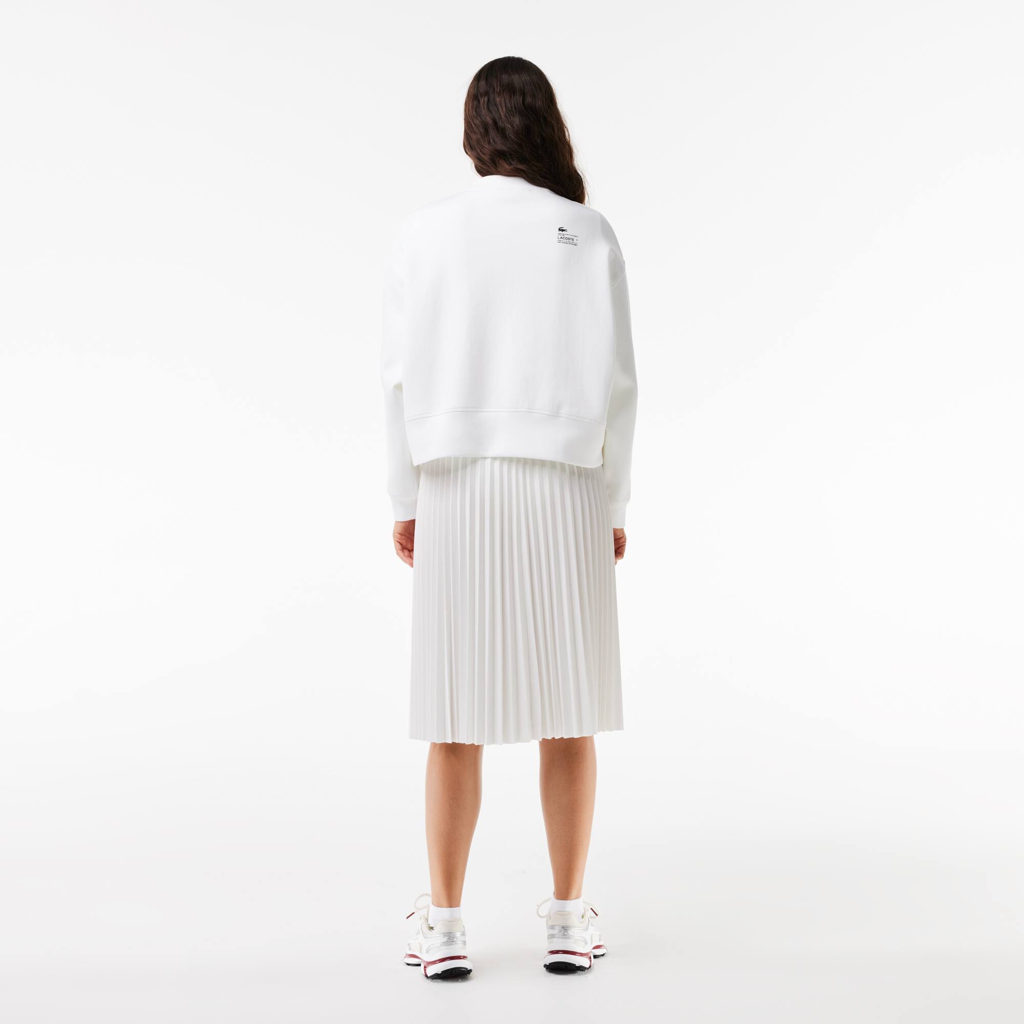 Sweatshirt Jogger femme Lacoste imprimé au dos Sweatshirts - Blanc - Lacoste - Femme