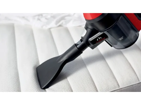 Bosch Unlimited 7 BCS711PET ProAnimal - Støvsuger - pind/håndholdt (2-i-1) - uden pose - ledningsfri - rød - 1 batteri