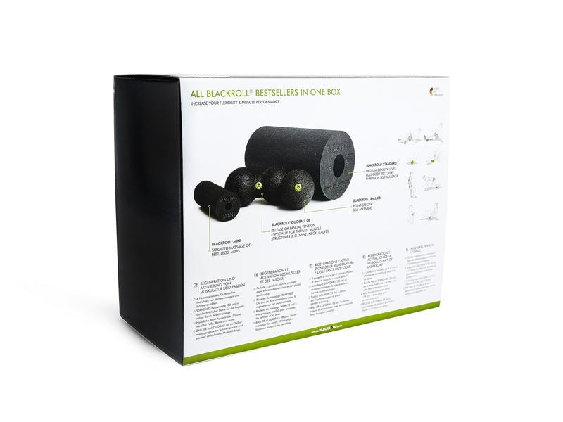 BLACKROLL Faszientraining Black Box Set zur Regeneration und Selbstmassage