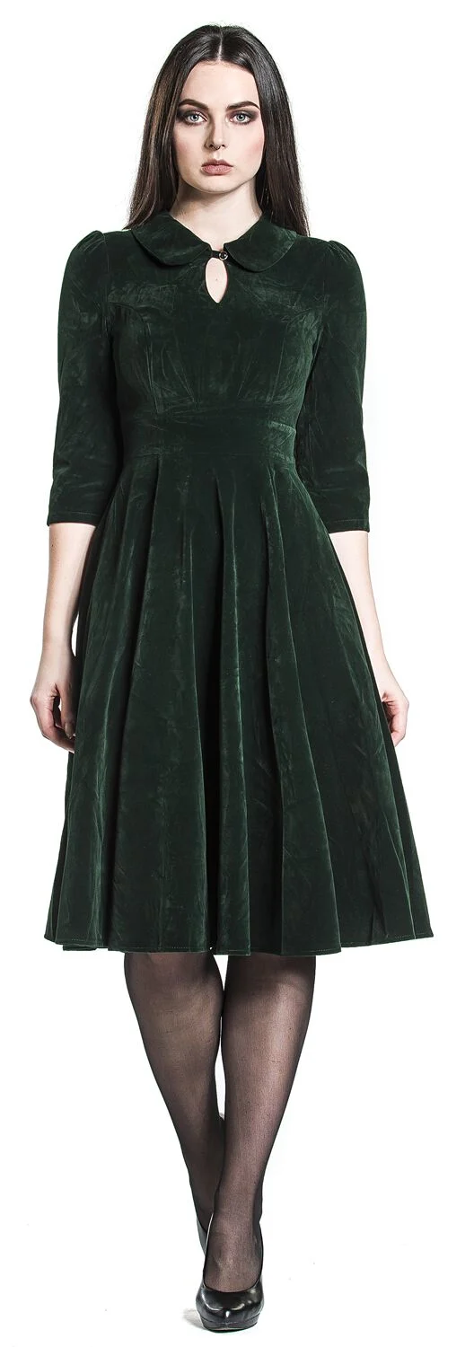 Robe De Cocktail En Velours | H&R London Robe mi-longue