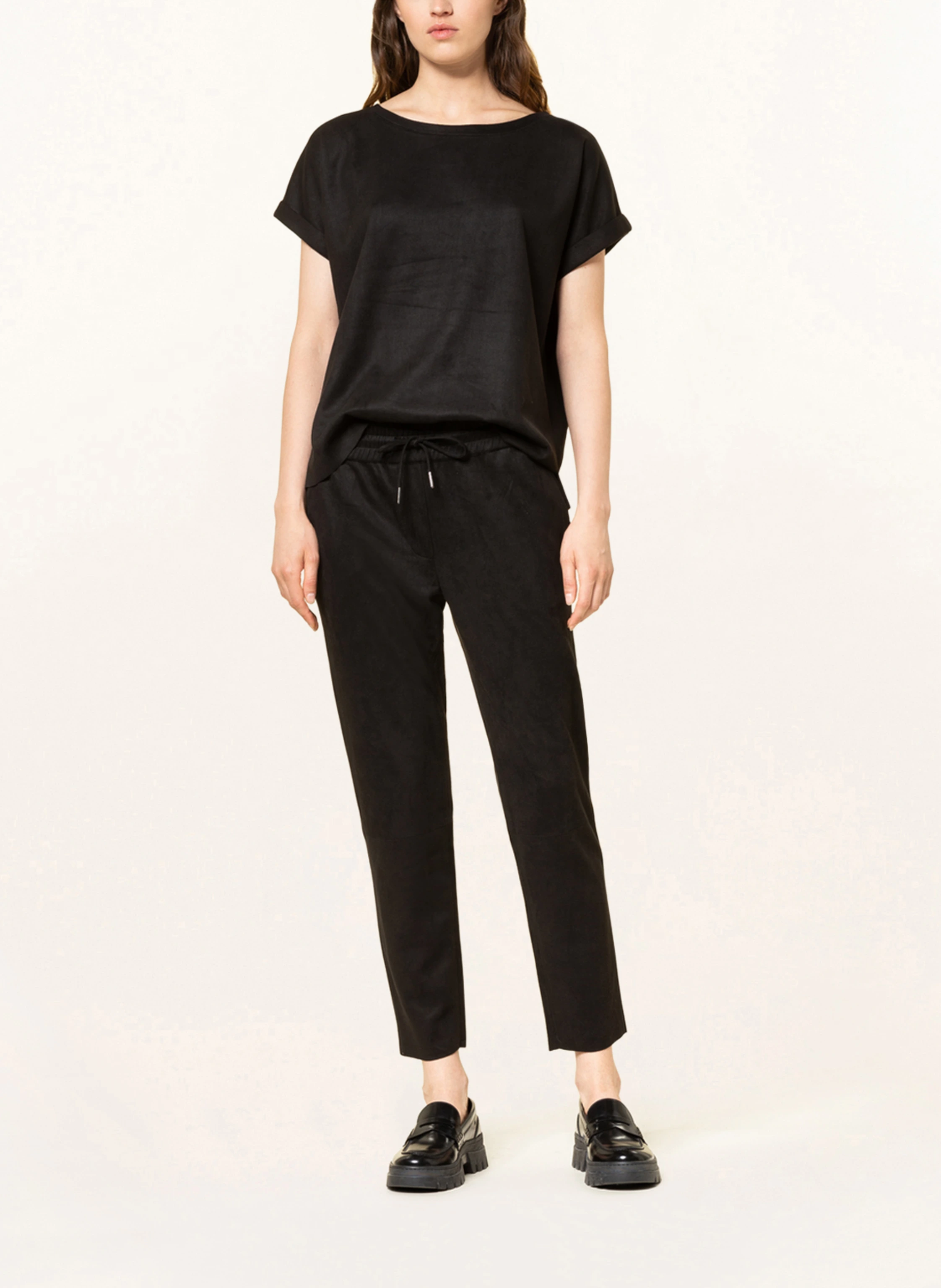 Juvia T-Shirt in Lederoptik
