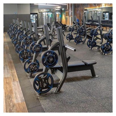 Banc olympique presse de poitrine avec support pour haltères - Evolve Fitness EC-509 -