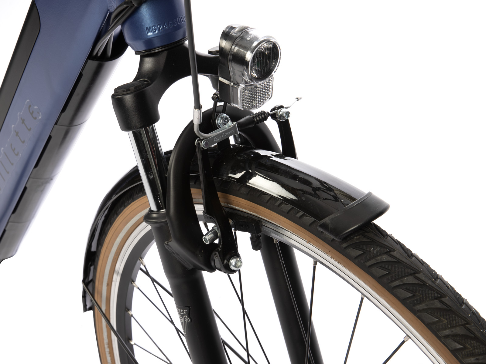 Villette l' amant eco bg e-bike 10ah - dark blue