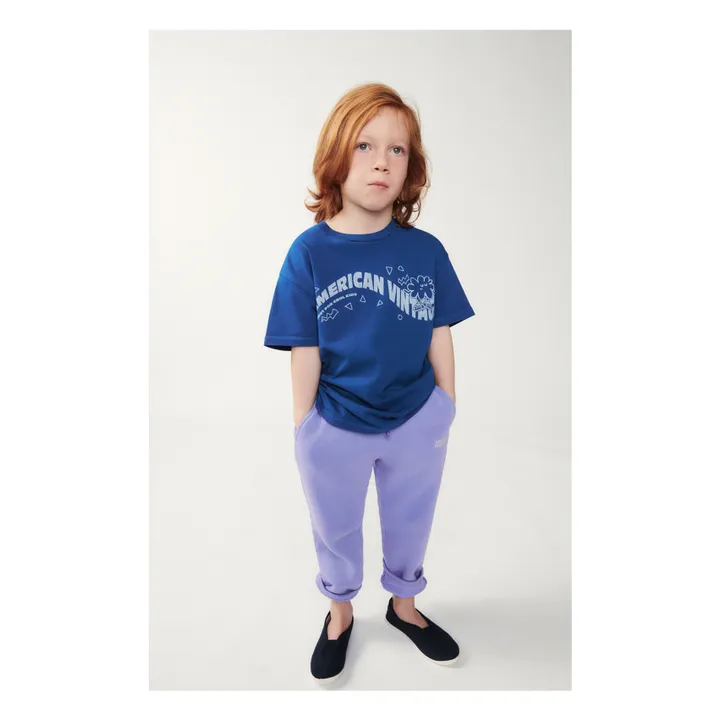 American Vintage T-shirt Fizvalley | Bleu roi