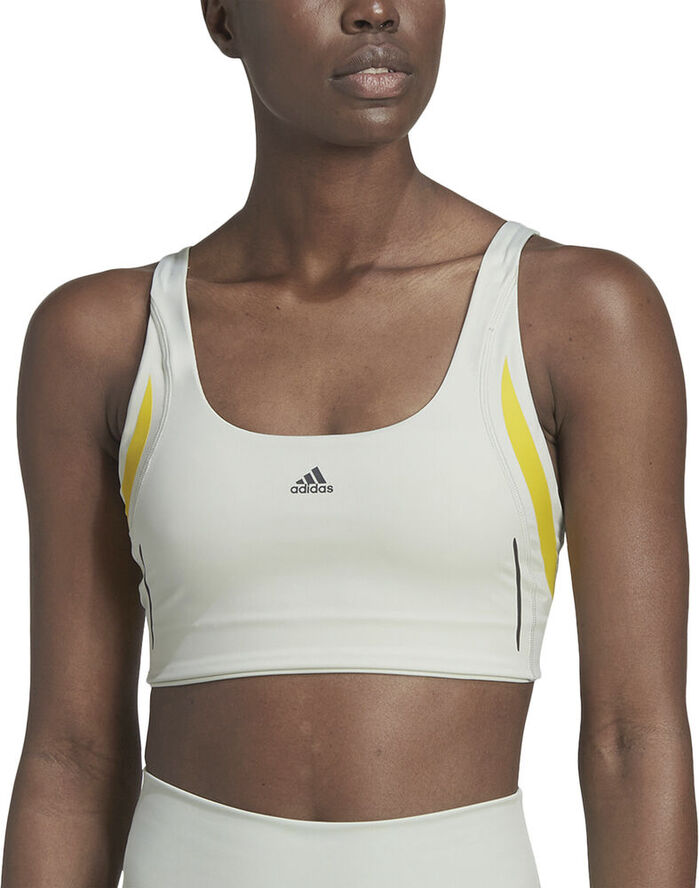 adidas Powerimpact Luxe Medium-Support HIIT sports bh Hvid