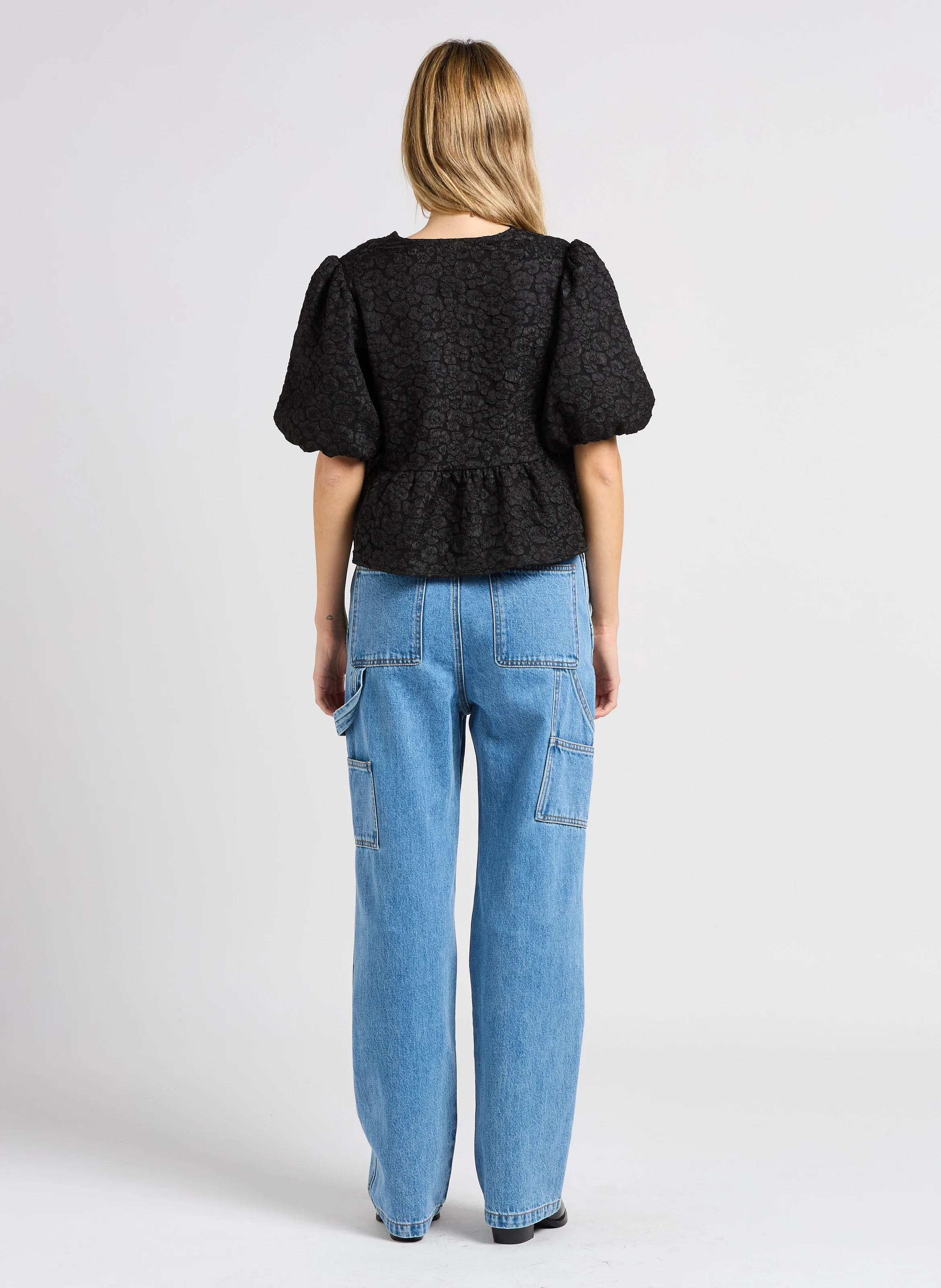 ROCA - Jean droit en coton | Bleu