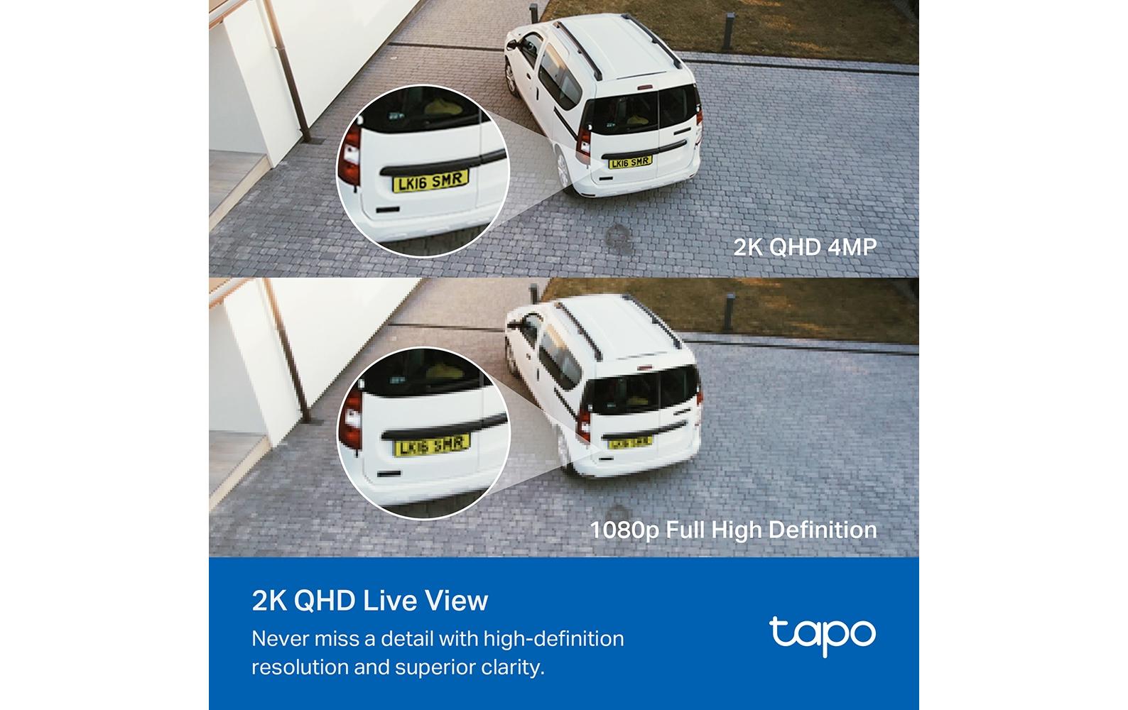 Netzwerkkamera Tapo C720 2K QHD<br>Intelligente Flutlichtkamera