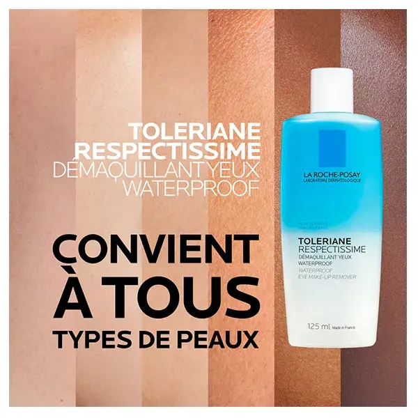 Demaquilante para olhos à prova d'água La Roche-Posay Respectissime 125ml