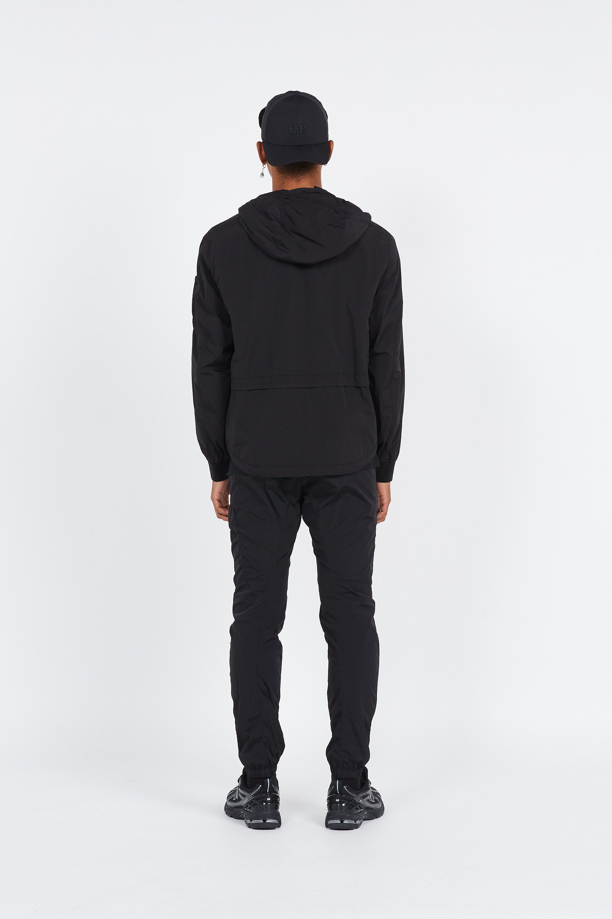 C.P. COMPANY Veste CHROME-R HOODED OVERSHIRT Noir