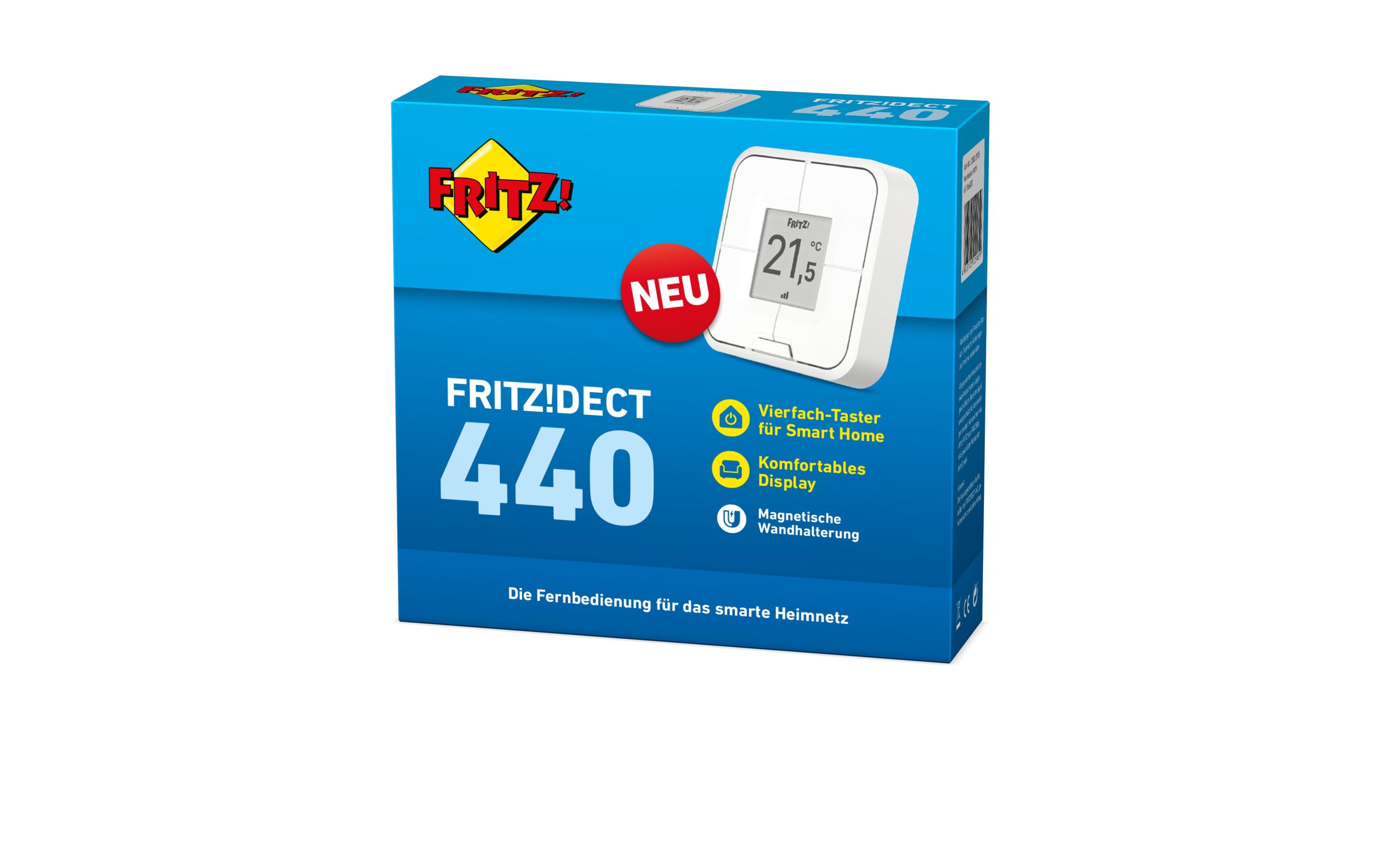 Funk-Display-Wandtaster FRITZ!DECT 440FRITZ!DECT 440