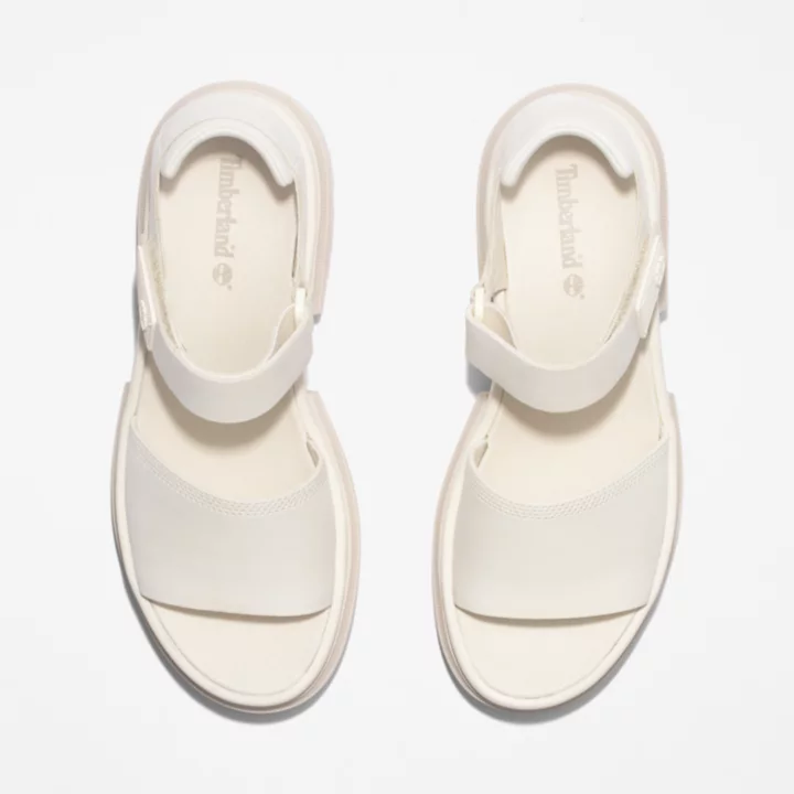 Sandale à double bride Everleigh pour femme en blanc