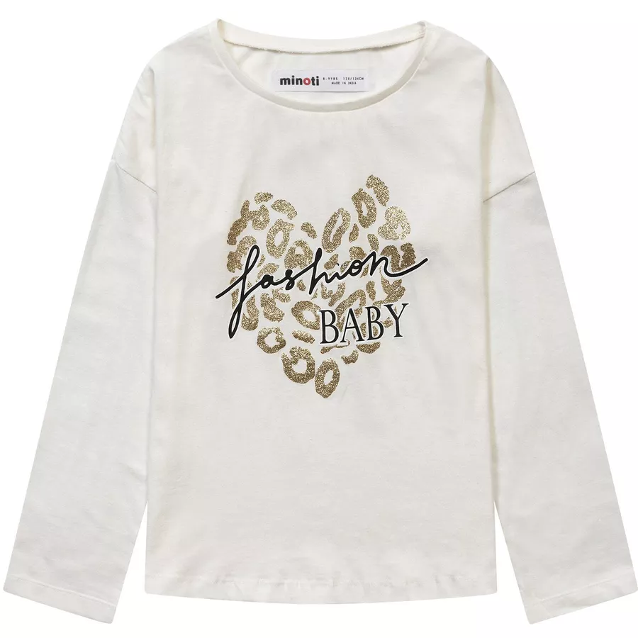 MINOTI Longsleeve Cremeweiß