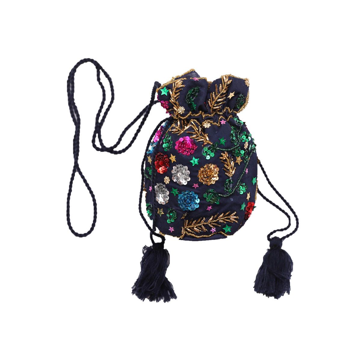 Sac bourse à sequins multicolores Pondie Chérie