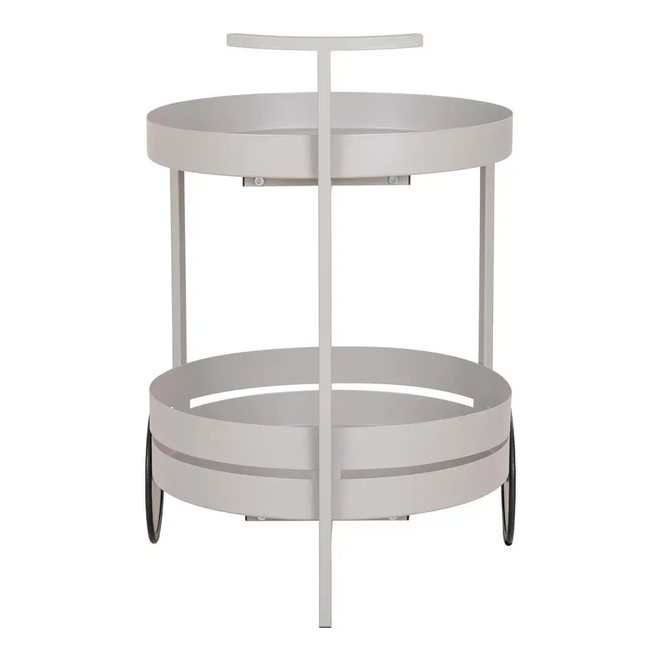 Hioshop Beja barwagen 2 planken grijs