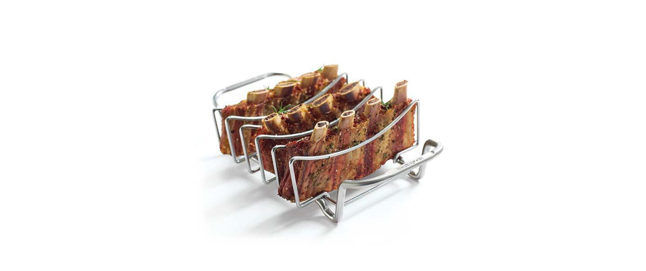 Grillgestell Sparerib & BratenFür 5 Spareribs