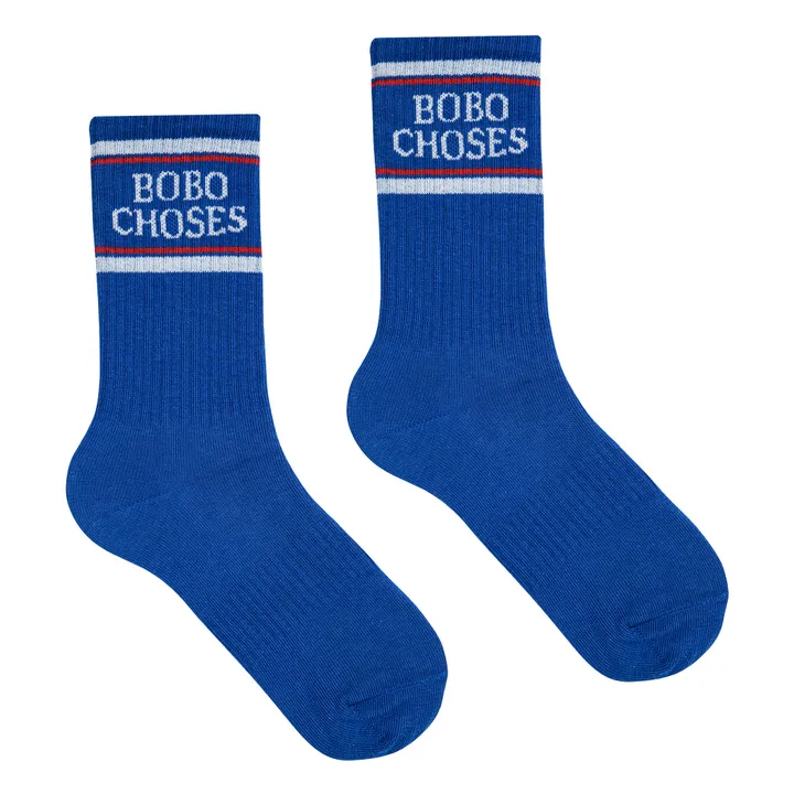 Bobo Choses Chaussettes Logo | Bleu