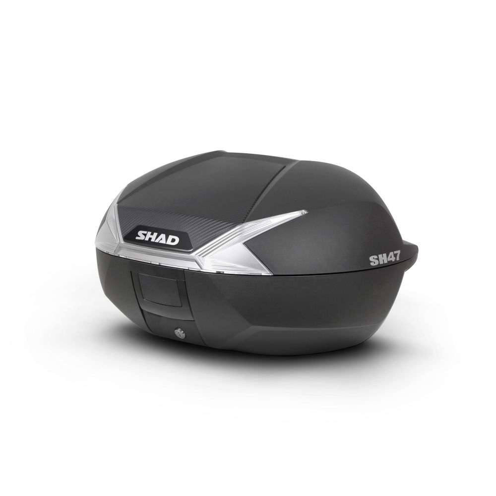 Shad - Top Case SH47 Carbone / Blanc