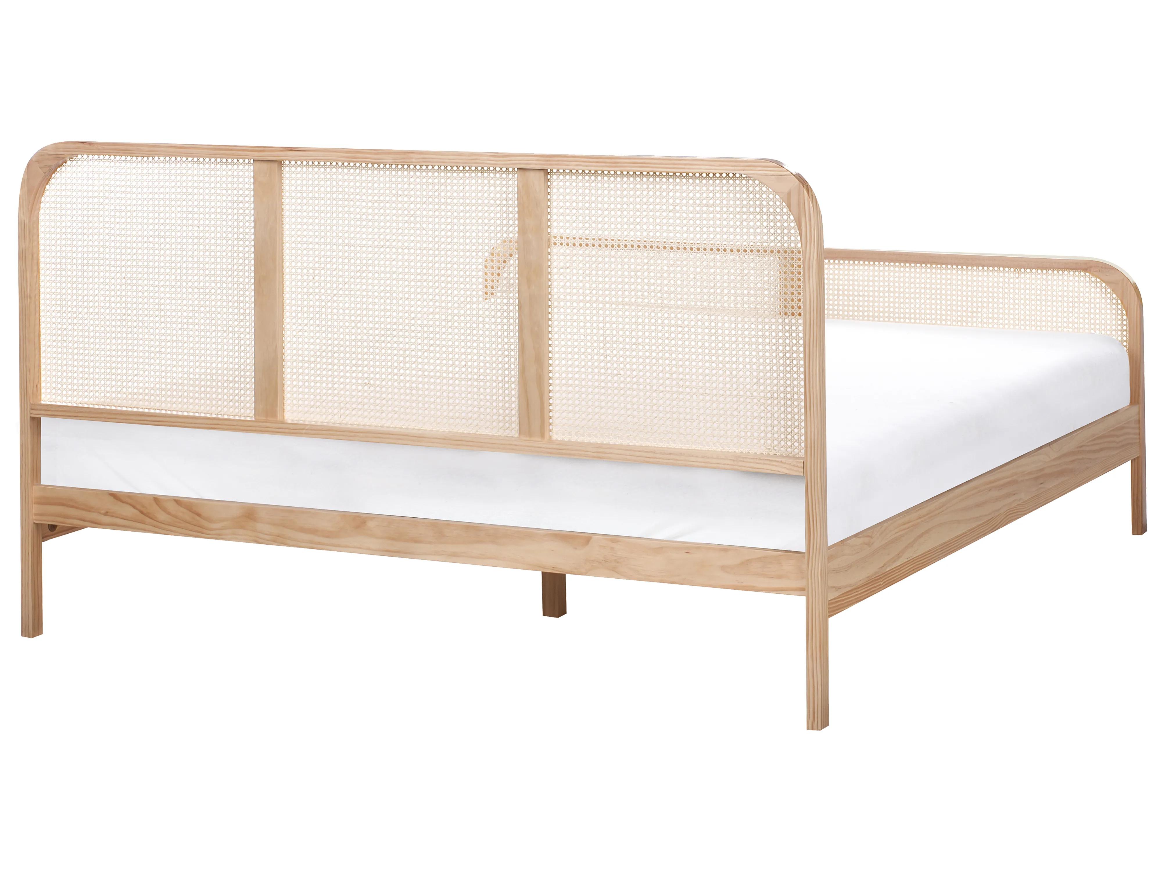 Bed Dennenhout GONFARON 180 x 200 cm Lichtbruin