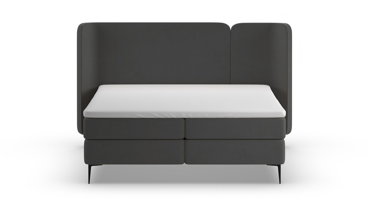 Boxspring Mesa - Warm wool anthracite