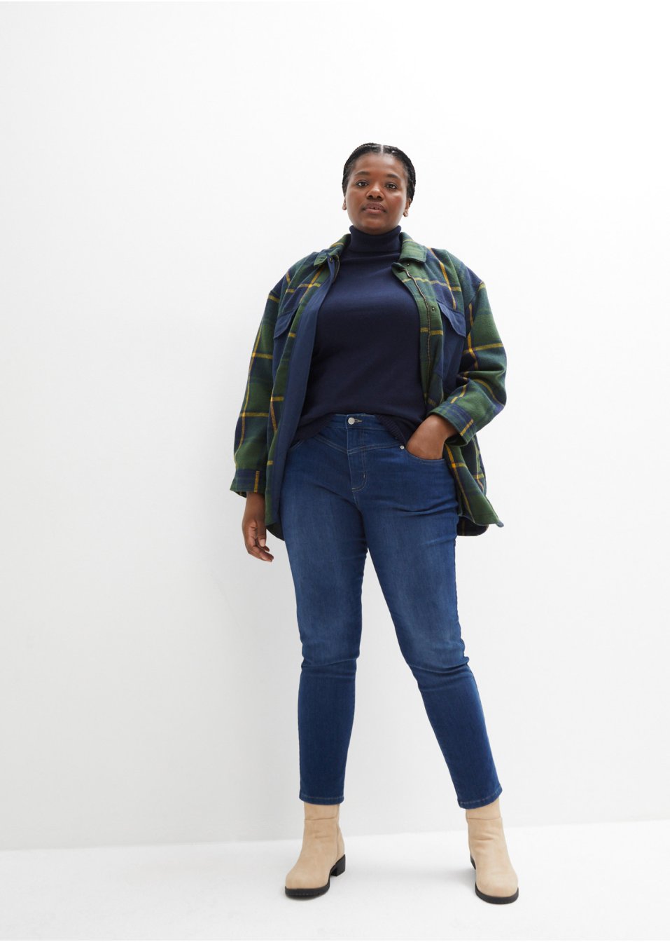 Jean sculptant thermo avec intérieur douillet, Slim