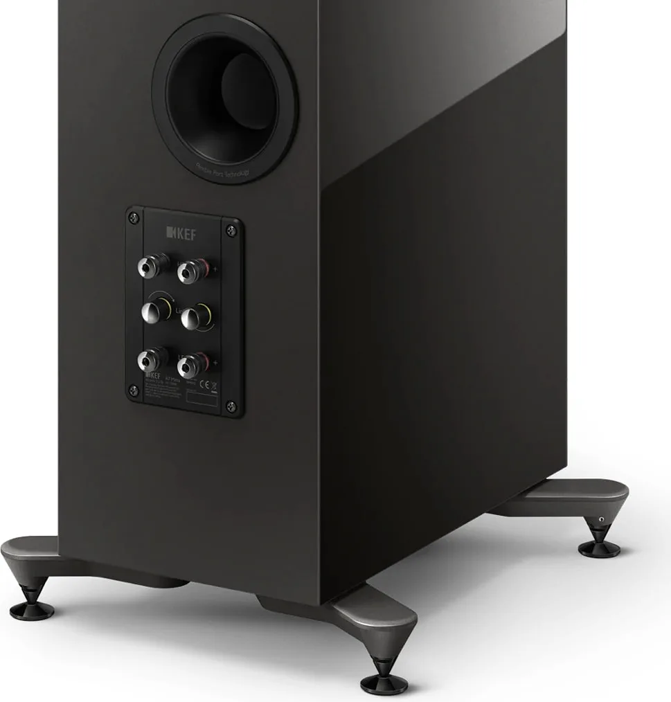 KEF R7 Meta Gris Titane (la paire) Enceintes colonne