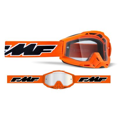 Masque cross FMF VISION POWERBOMB ROCKET ORANGE 2022 - Orange