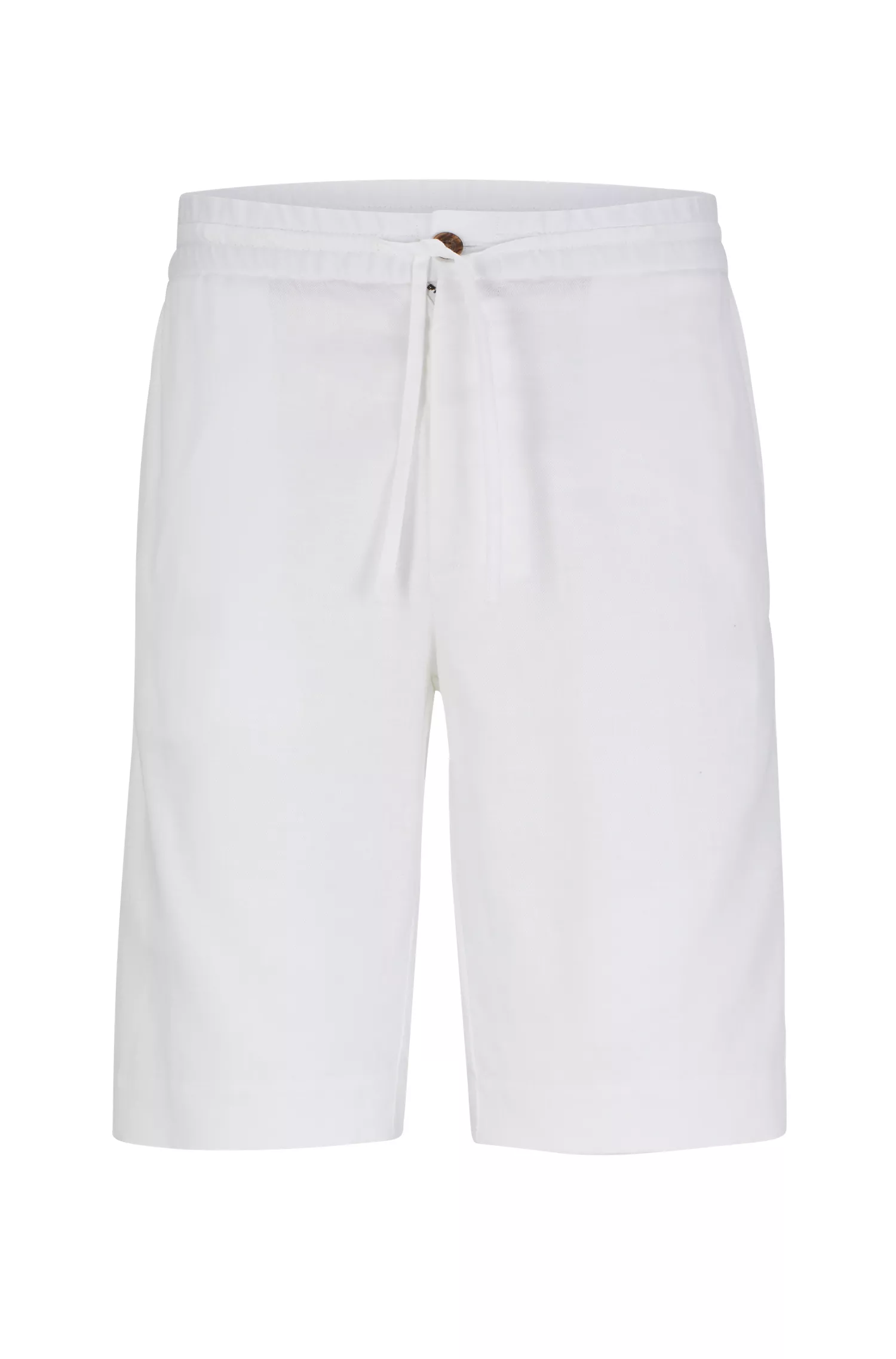 HUGO Vermelho - Shorts Slim-fit com perna reta