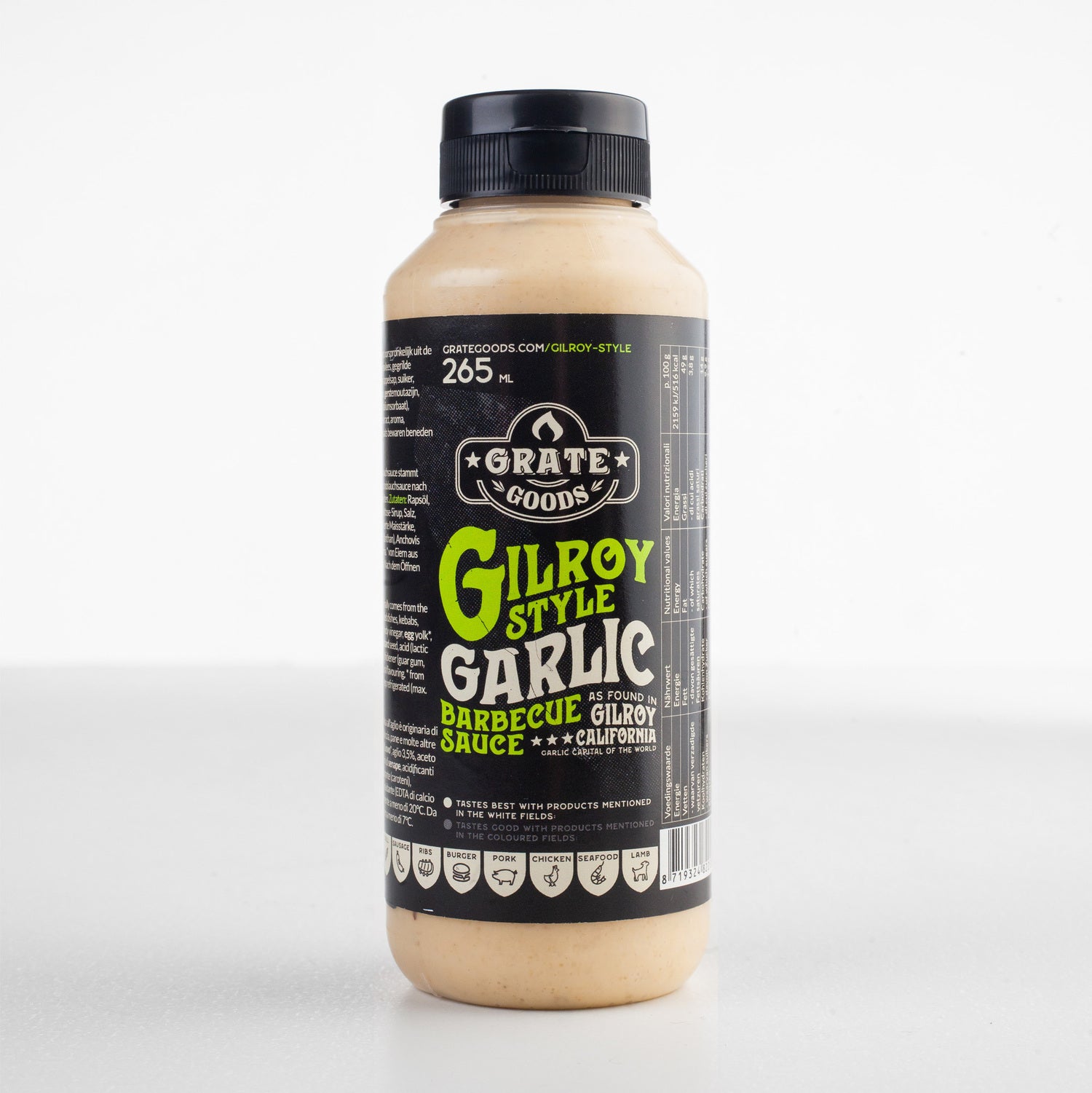 Grate Goods Gilroy garlic saus 265 ml
