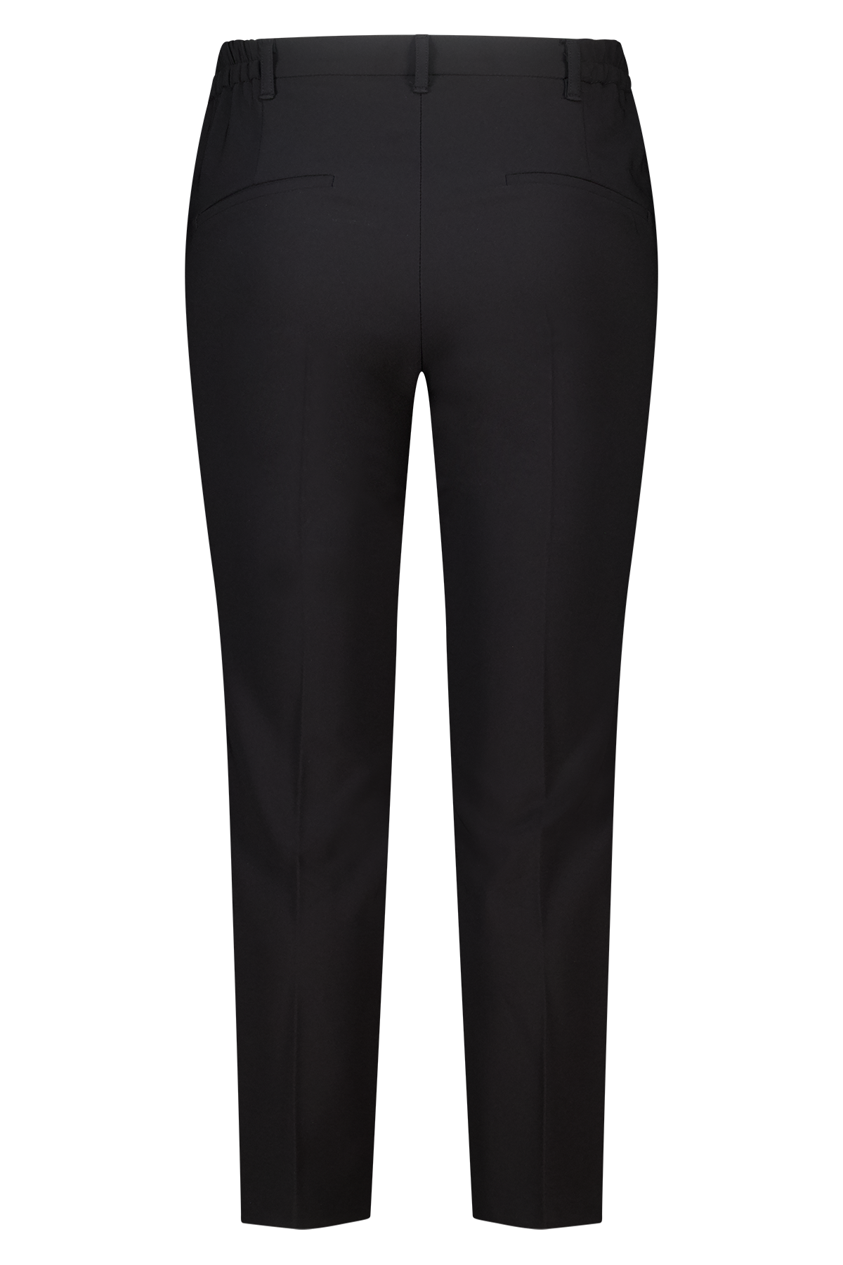 Straight leg pantalon Zwart
