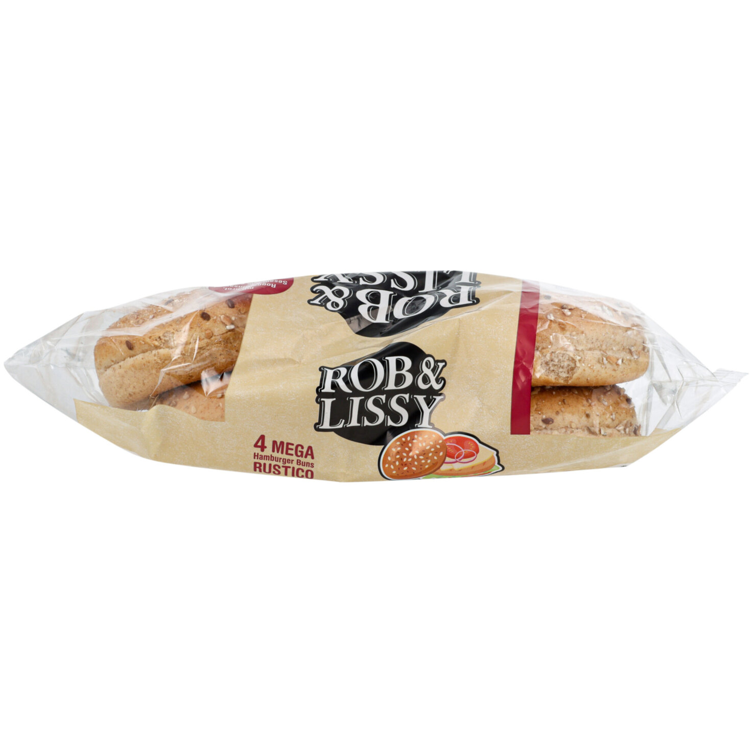 Rob & Lissy Mega Buns Rustico 4 Stück