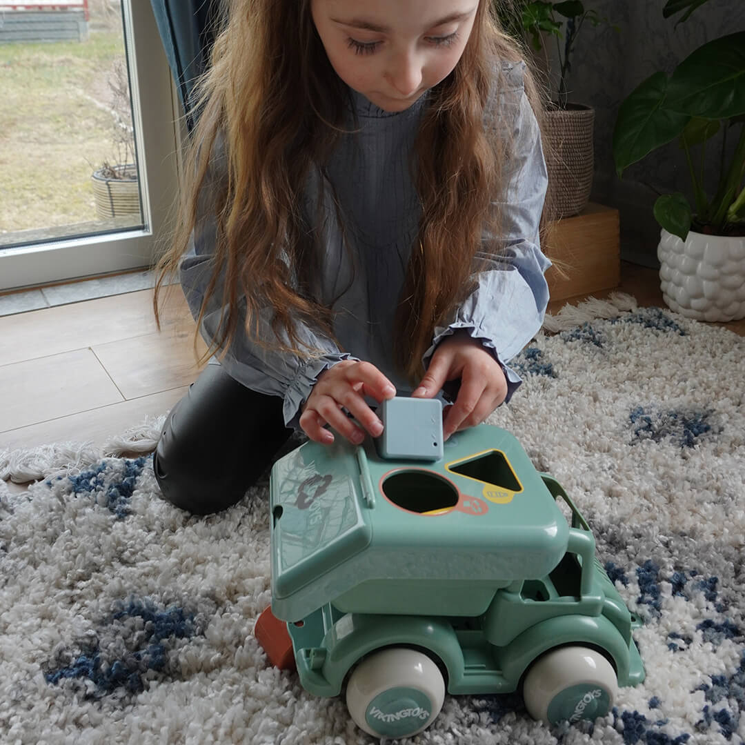 Viking toys re:line vuilniswagen met vormenstoof