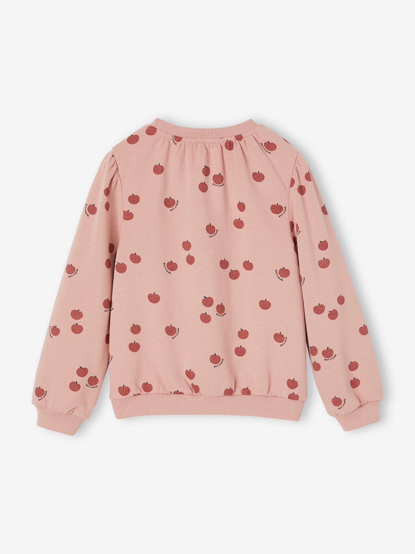 Moletom com estampa de chocolate para meninas