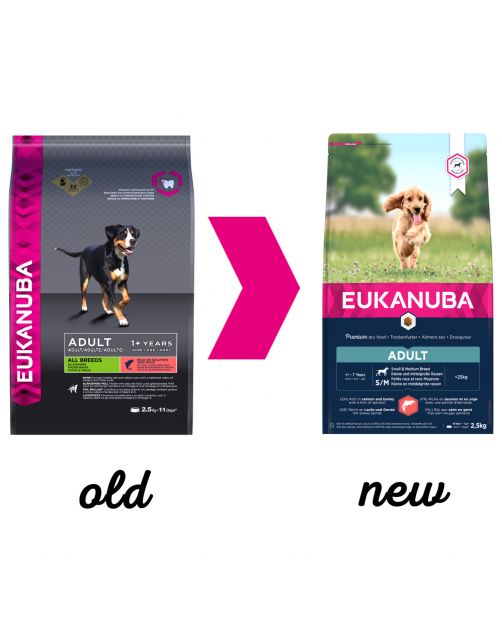 Eukanuba Adult Small & Medium Breed Zalm - Hondenvoer