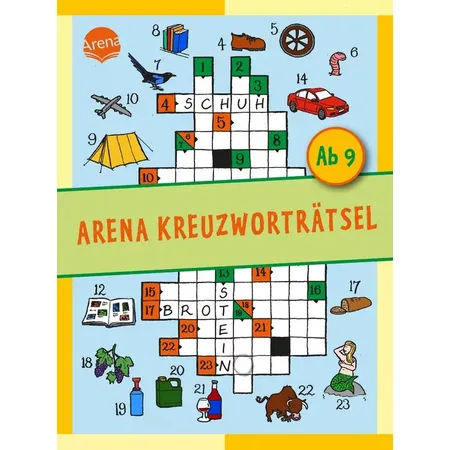 Arena Kreuzworträtsel. Ab 9 Jahren