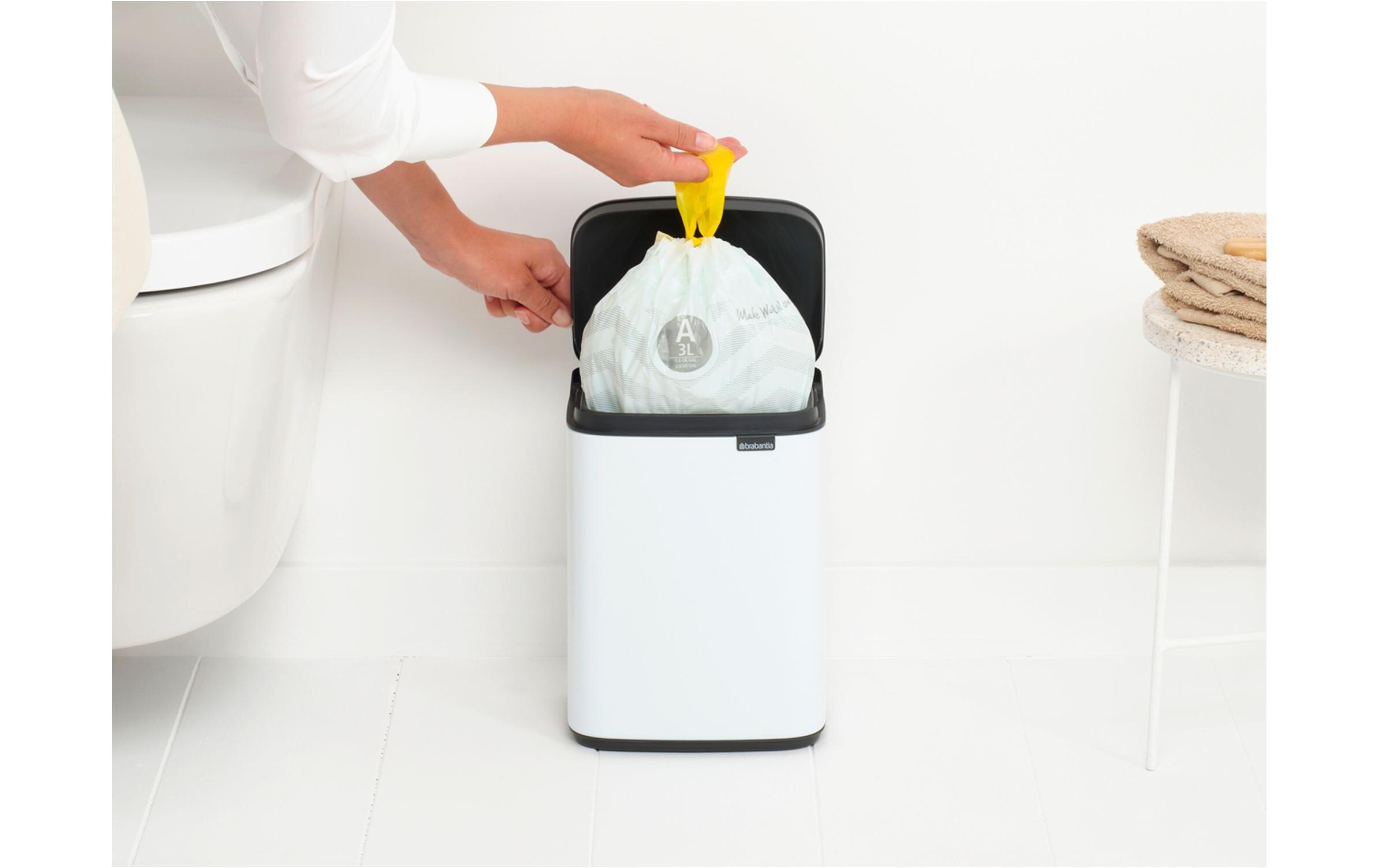 Kosmetikeimer Bo Waste Bin 4 l, WeissMülleimer