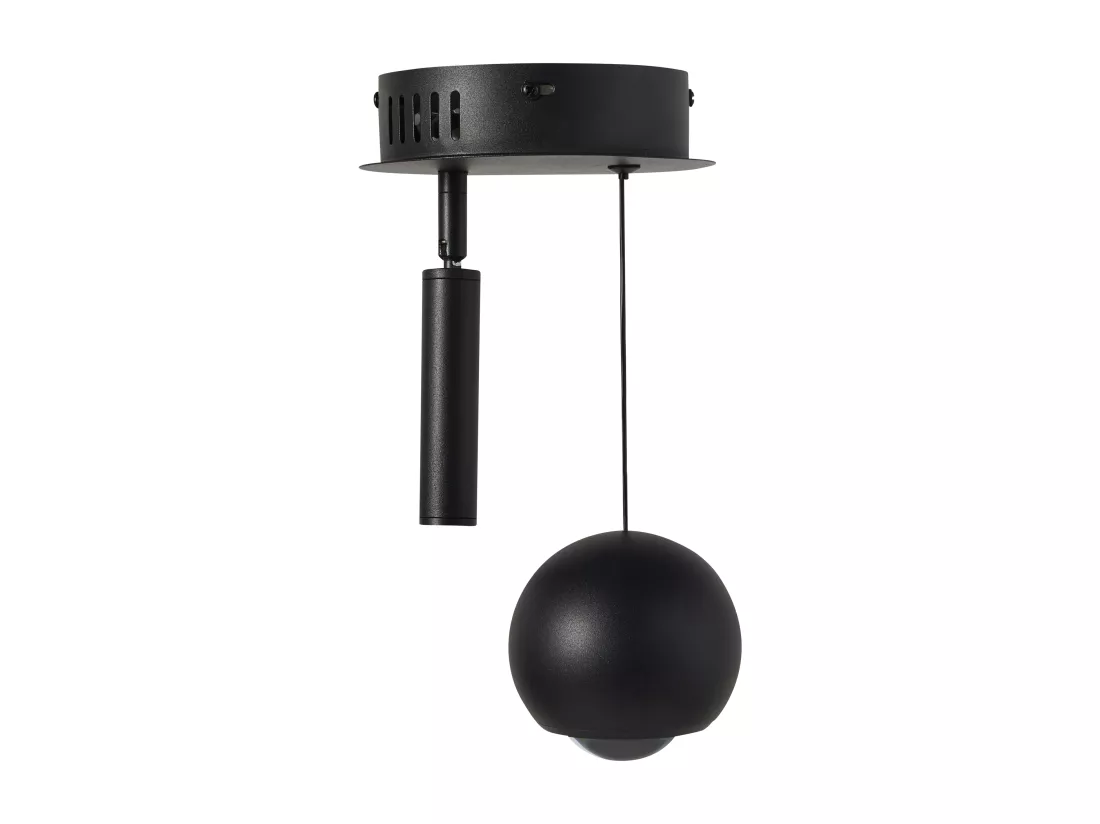 Lampe LED suspendue MABOLE Métal Noir
