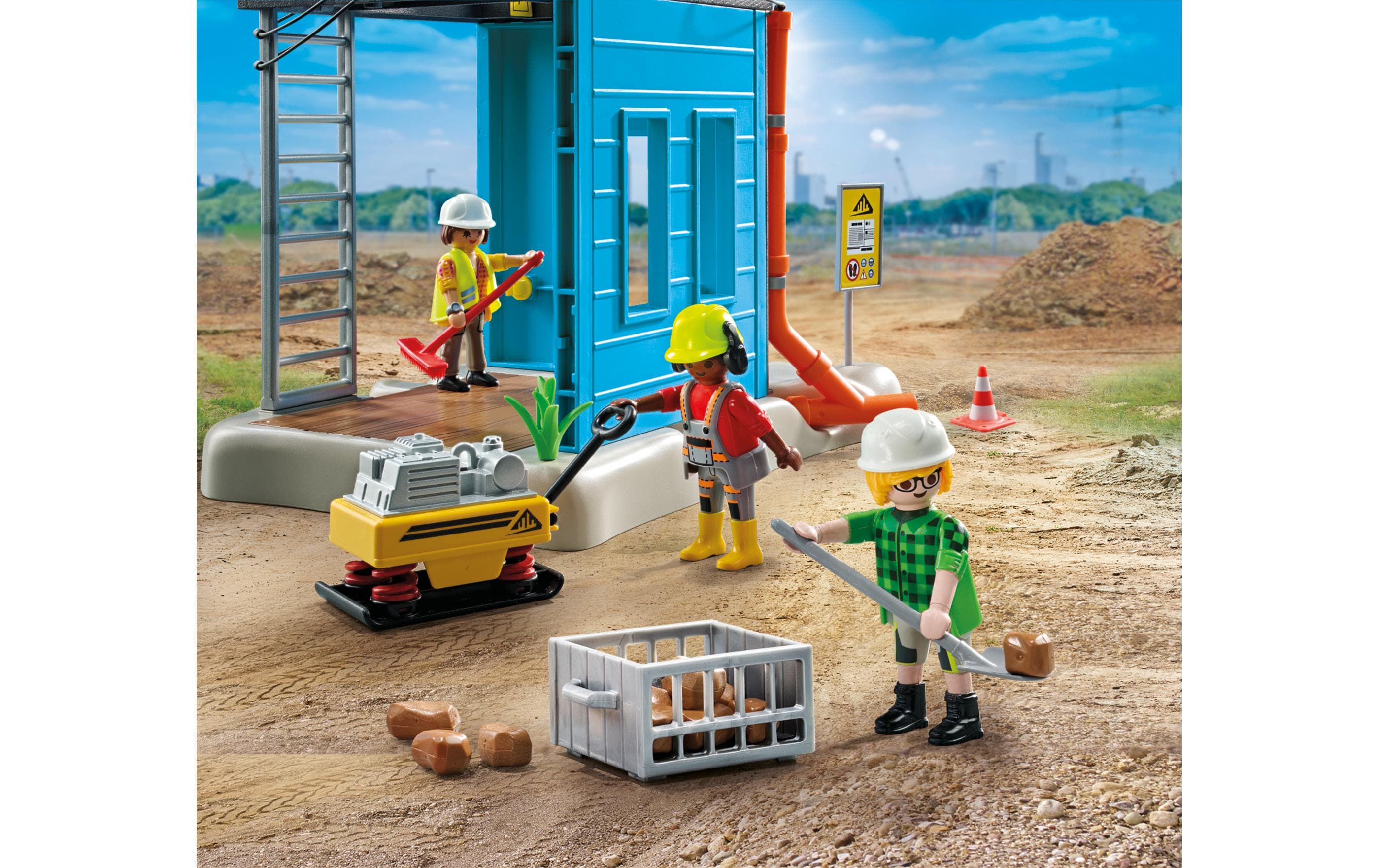 Baustelle 71650Kreatives Spielset mit 138 Teilen