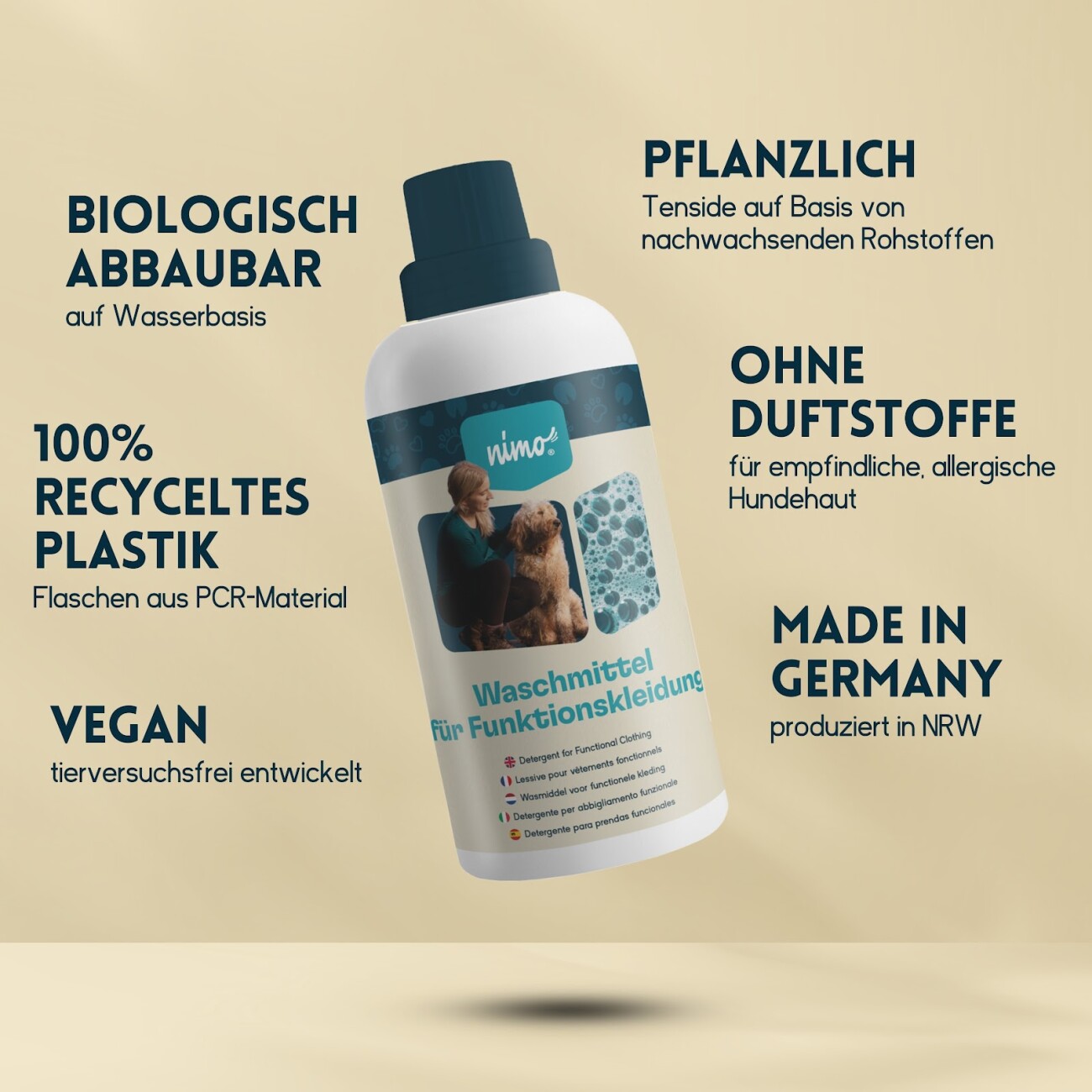 nimo Waschmittel für Funktionsbekleidung 500 ml