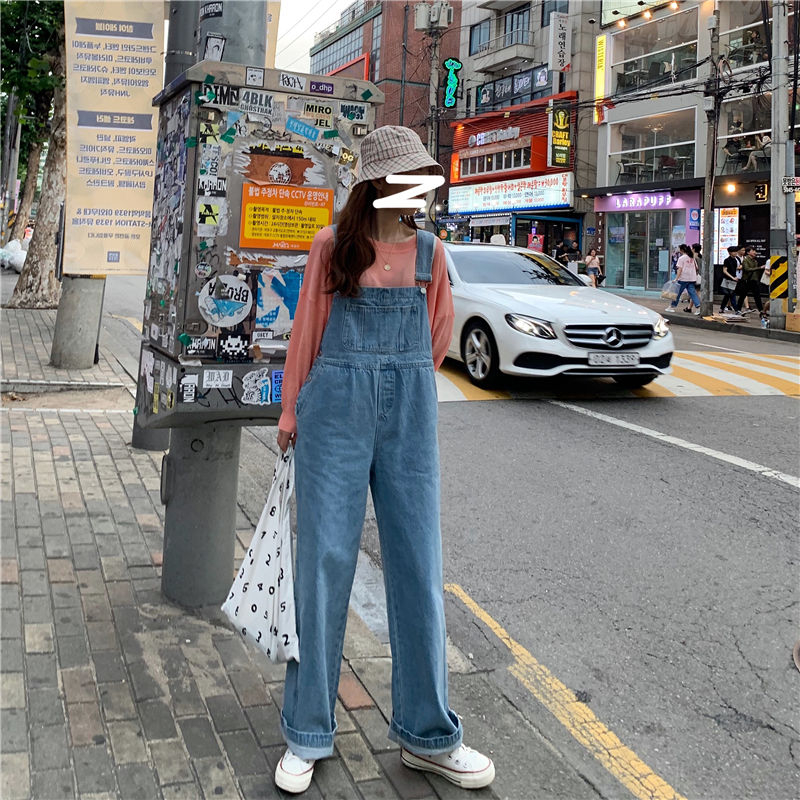 Shopherd - Wijde denim jumpsuit