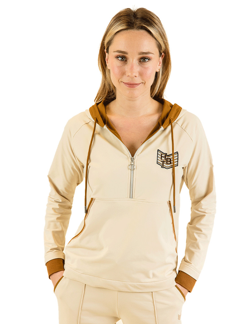 HBT TERRE DE VILLE | U.S. SINBAD SWEAT FEMME ECRU