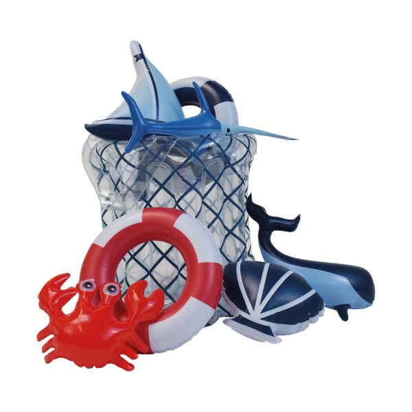 Swim Essentials Whale Adventure Zwembad Red / White