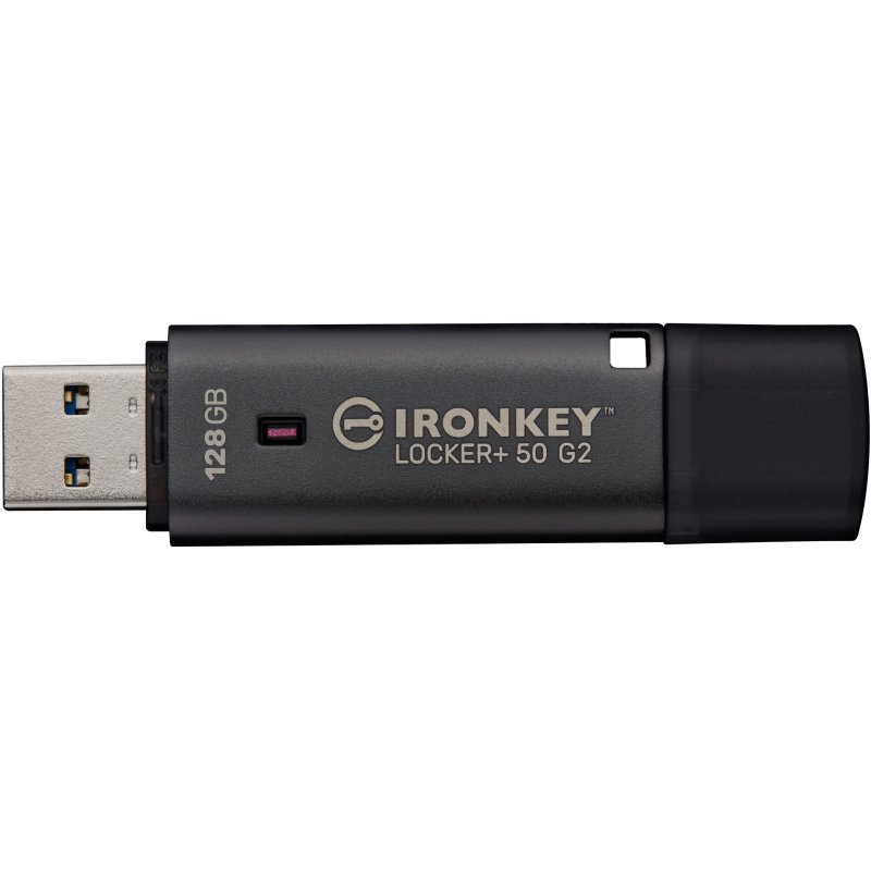 Kingston Technology IronKey 128 Go Locker Plus 50 G2, FIPS 197, AES-256
