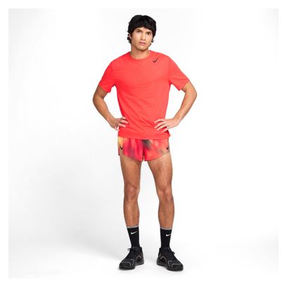 Maillot manches courtes Nike AeroSwift Fast Pack Rouge Homme